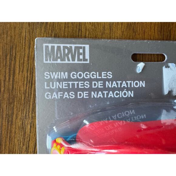 NEW Marvel Spider-Man Kids Swim Goggles Red Blue Youth Adjustable - Picture 6 of 6